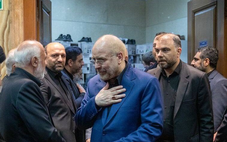 قالیباف در مراسم یادبود حاج سیدجواد حجازی