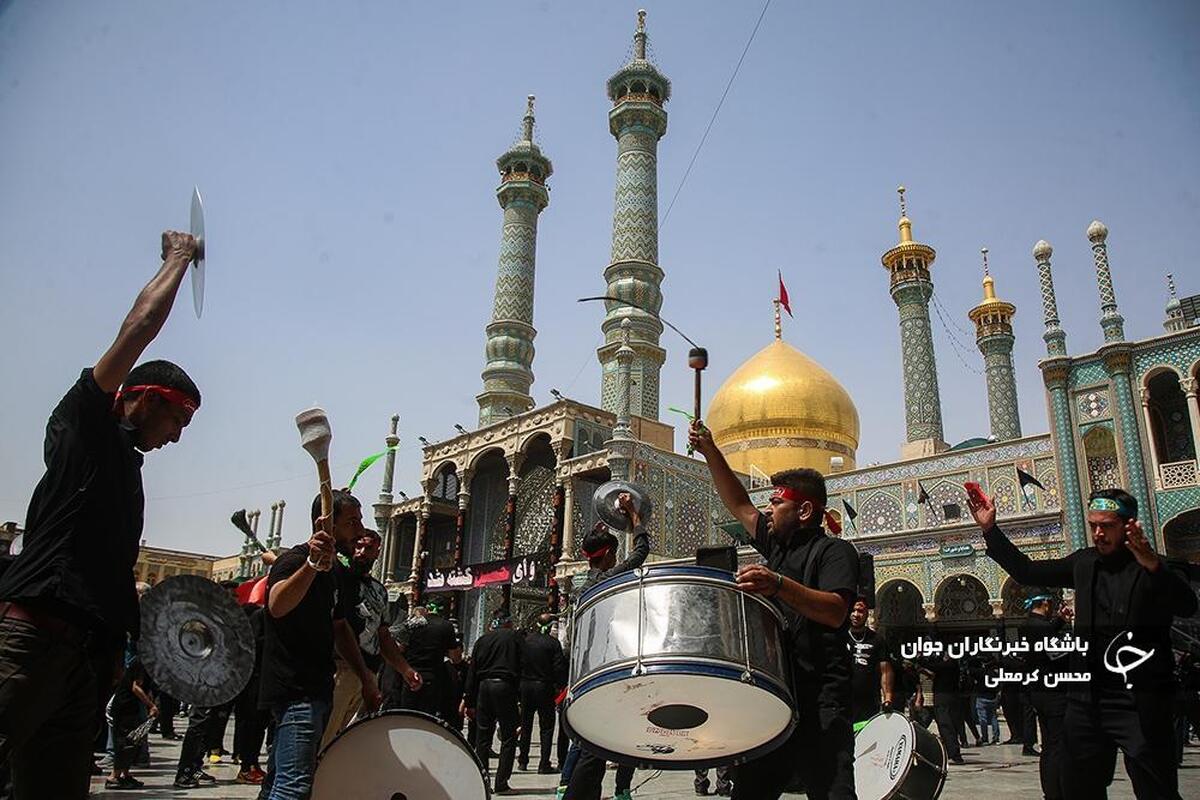 اجتماع بزرگ سه ساله های کربلا در حرم حضرت معصومه (س)