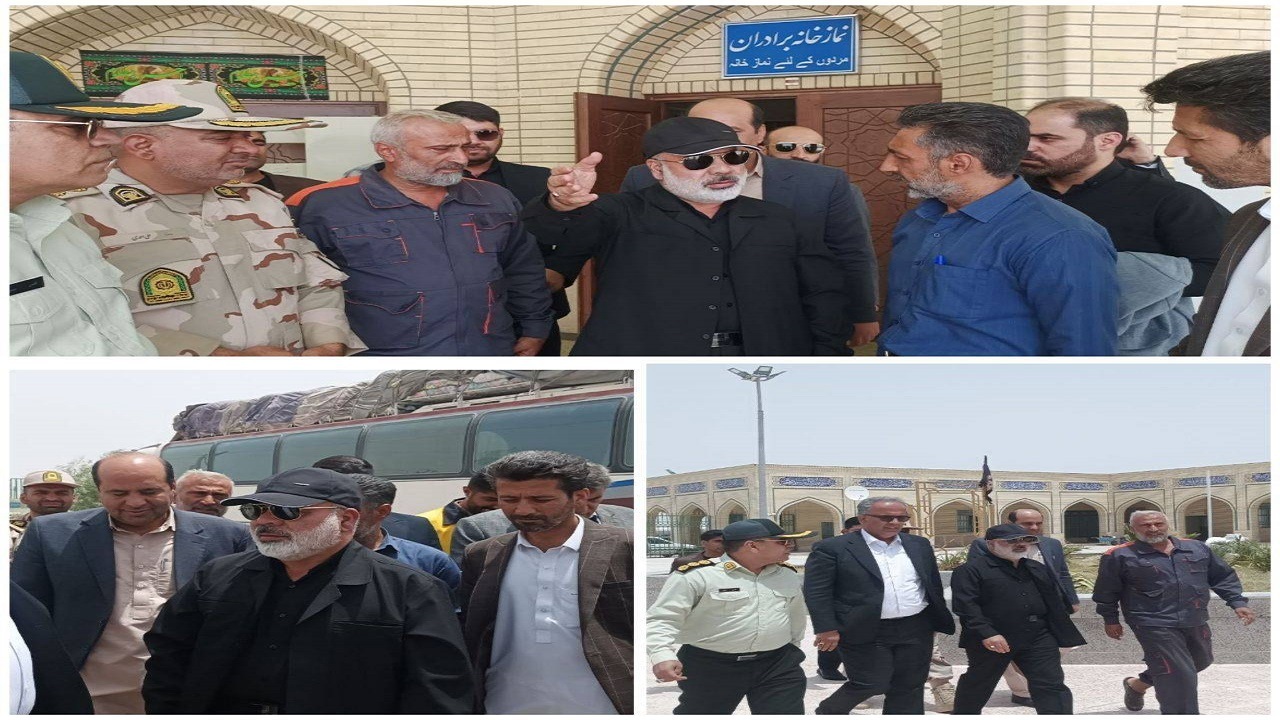 بازدید استاندار سیستان و بلوچستان از زائر سرای امام رضا (ع) شهرستان میرجاوه