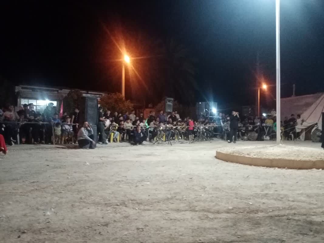 مراسم تعزیه خوانی و سوگواری در روستای ناصرآباد شرقی