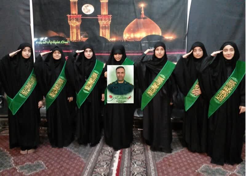 ادای احترام به شهید میرآبادی