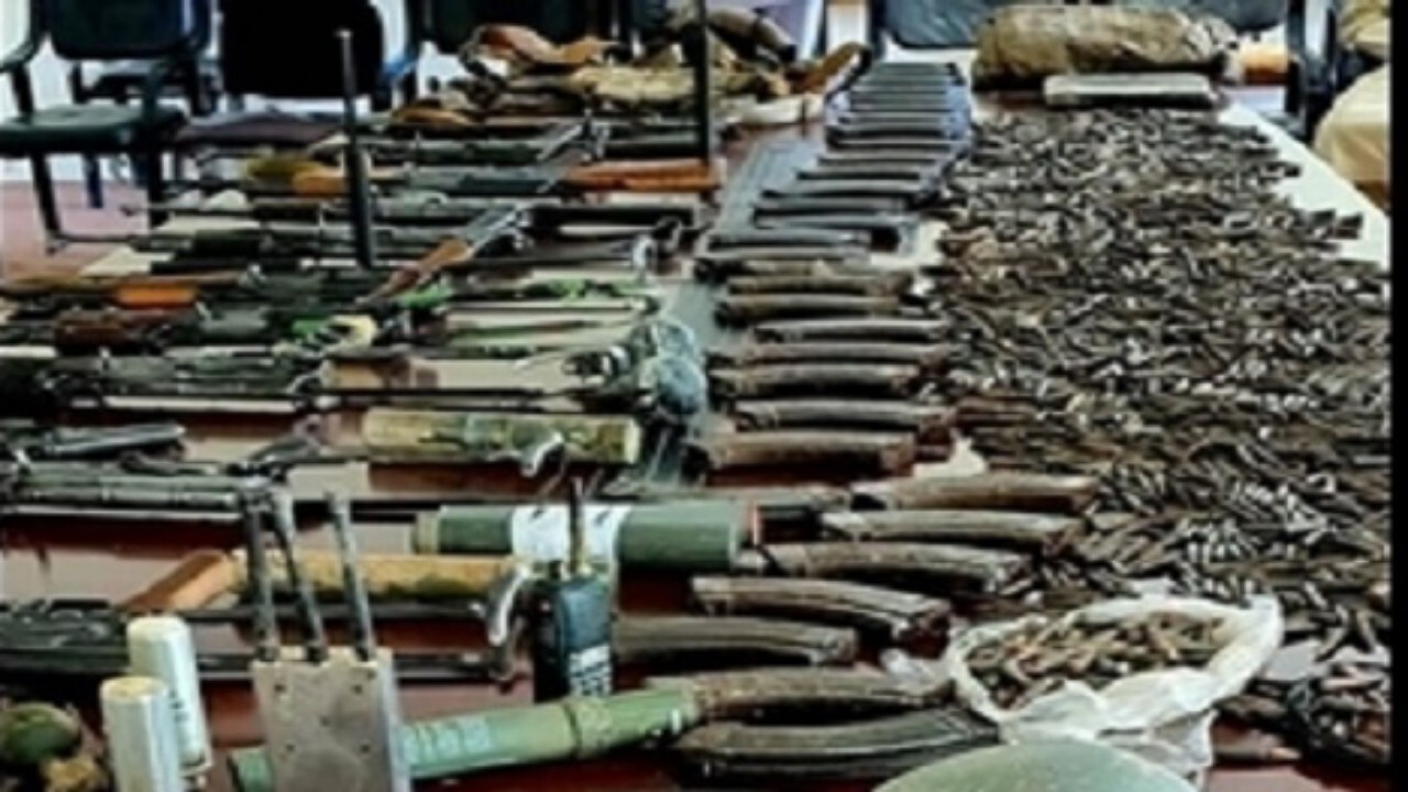 کشف انبار مهمات در پکتیا