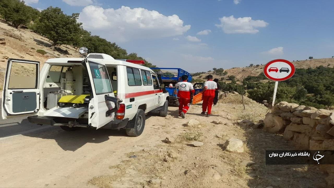امدادرسانی به یک مصدوم در محور کوهرنگ به بازفت