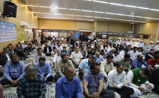 برگزاری مراسم جشن عید غدیر در دفتر امام جمعه یزد+تصویر