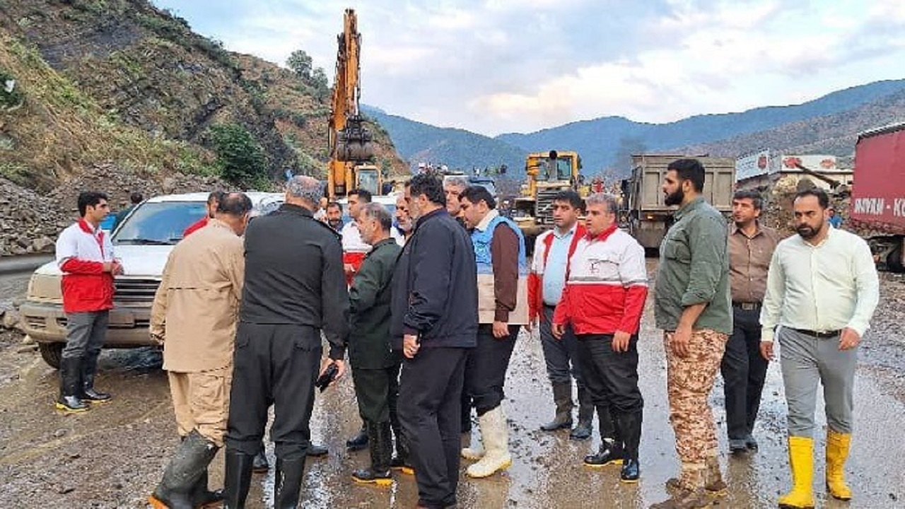 دو مفقودی در جریان سیل محور سوادکوه