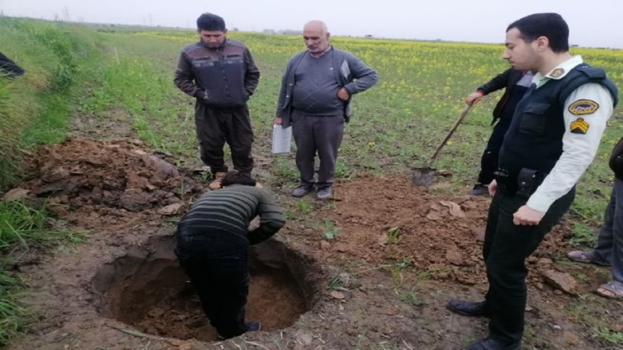 انسداد ۱۲ حلقه چاه غیر مجاز در گرگان