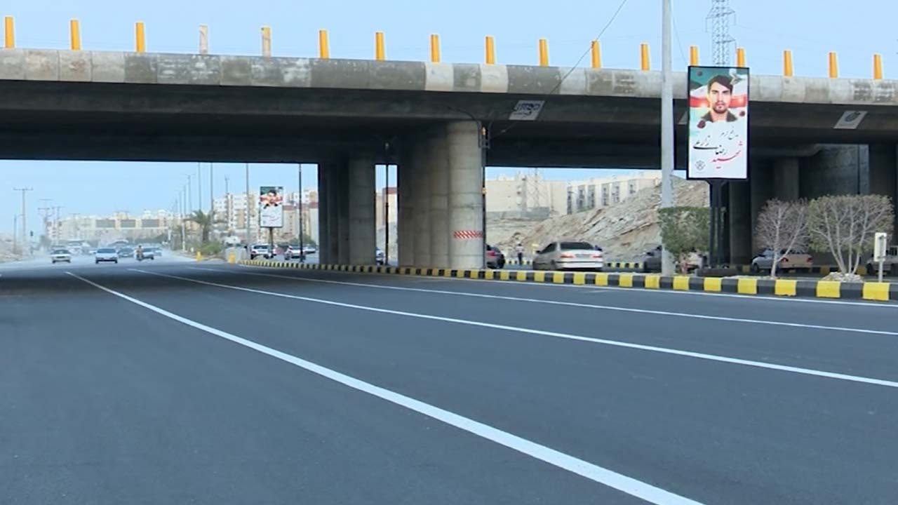 بهره برداری از زیرگذر شهید مدافع حرم رضا زارعی در بندرعباس