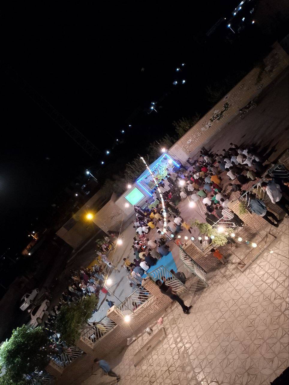 گوشه هایی از مراسم عید غدیر در روستای ابراهیمی