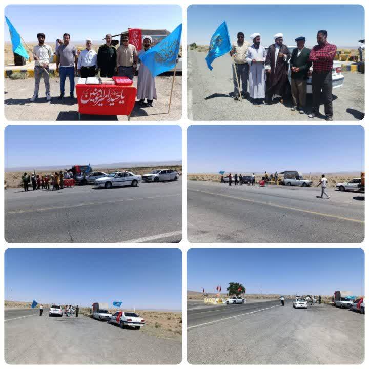 برگزاری ایستگاه صلواتی در مسیر روستای نوزاد به مناسبت عید سعید غدیر خم