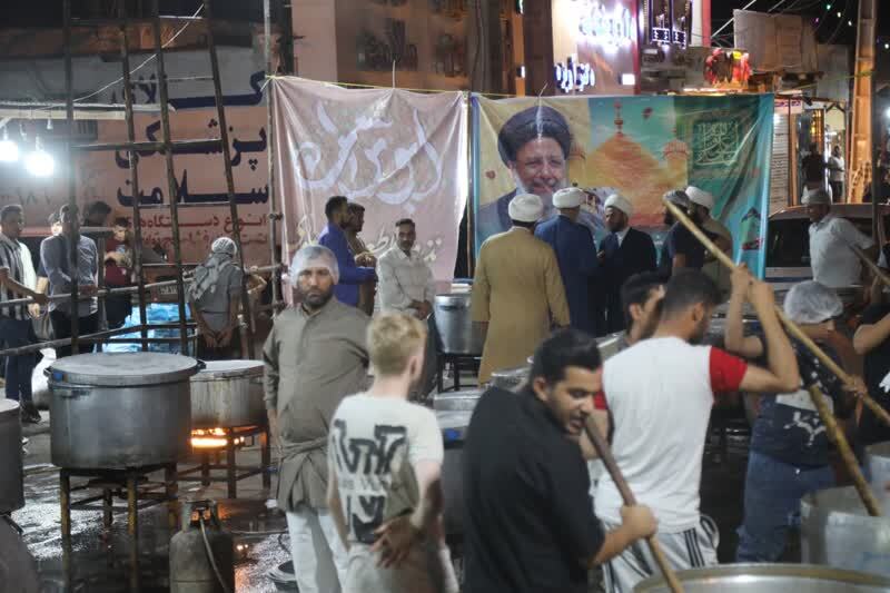 طبخ و توزیع غذای نذری
