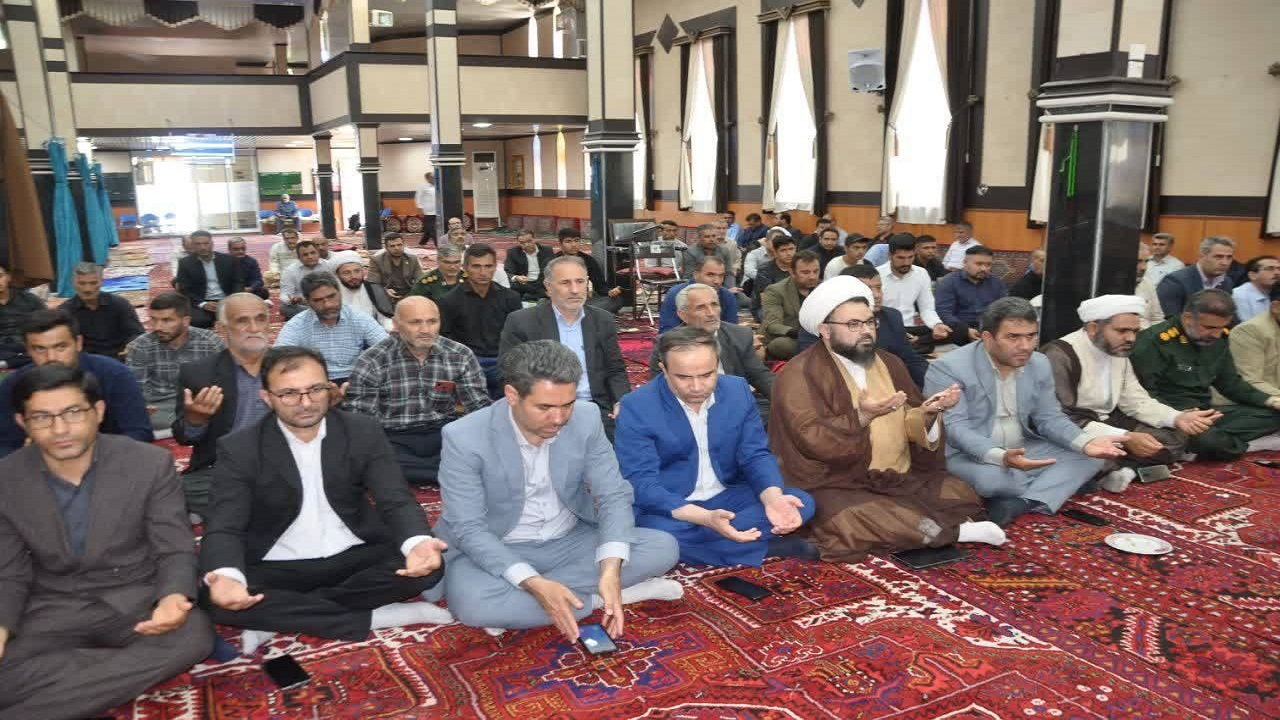 برگزاری مراسم چهلمین روز شهادت آیت الله رئیسی و همراهانش در چهاربرج + تصاویر