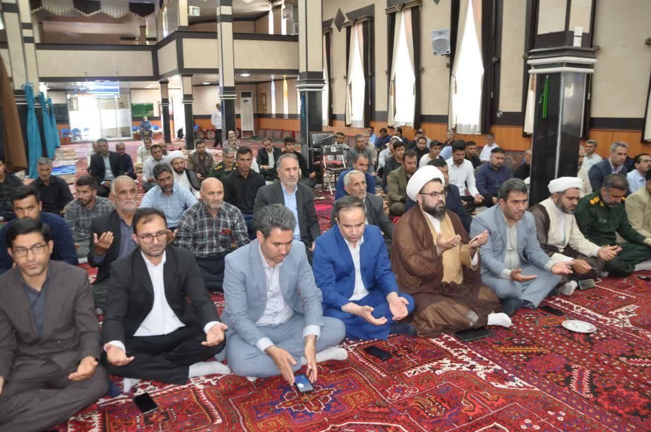مراسم چهلم آیت الله رئیسی در چهاربرج