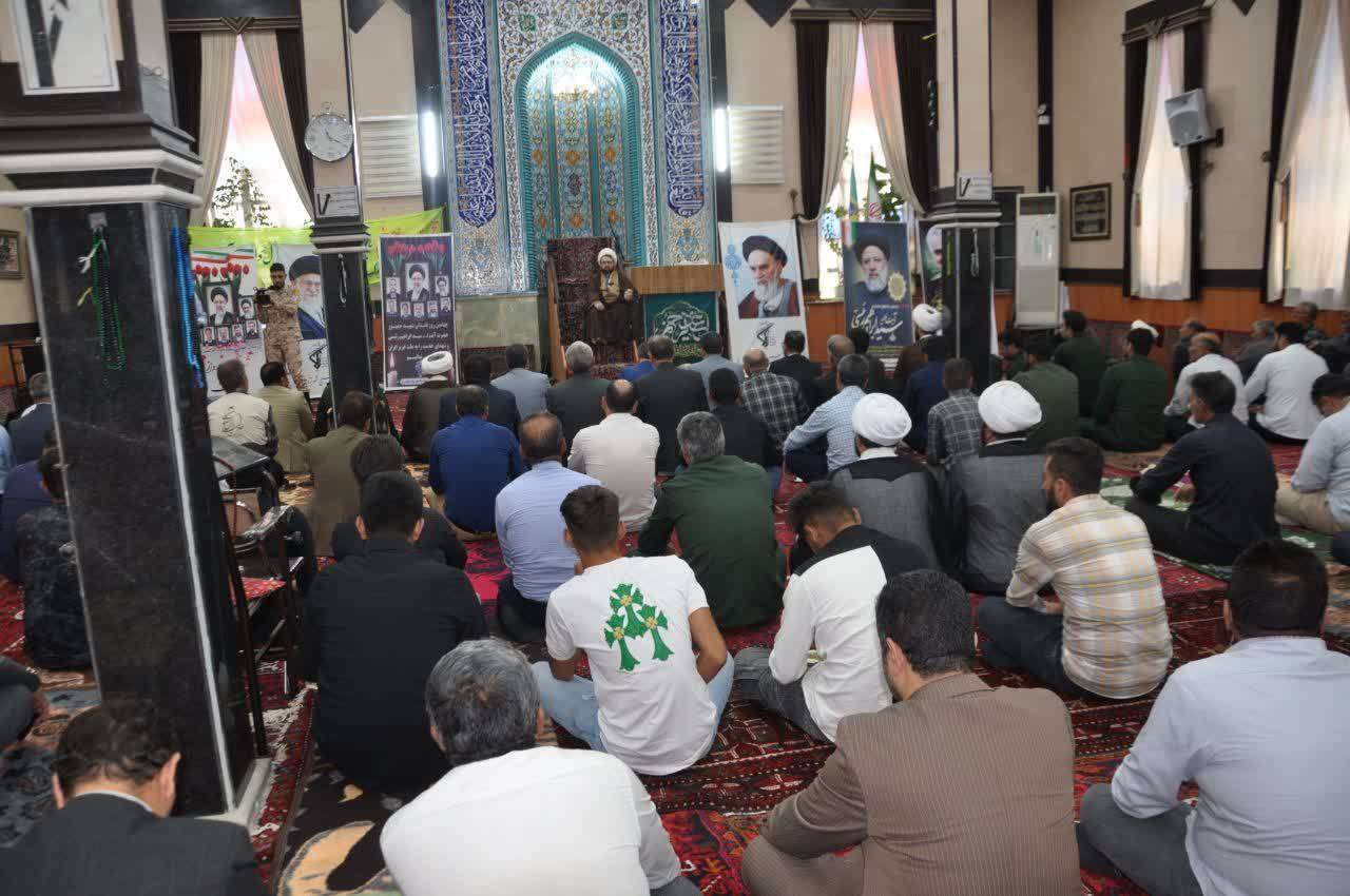اجتماع مردم چهاربرج به مناسبت شهادت آیت الله رئیسی