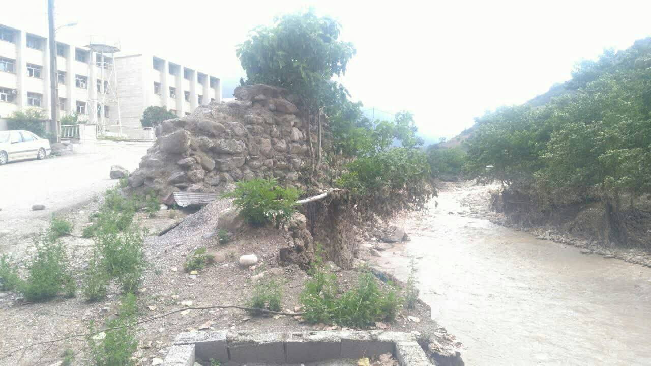 سیل و آبگرفتگی در برخی از شهرهای سوادکوه