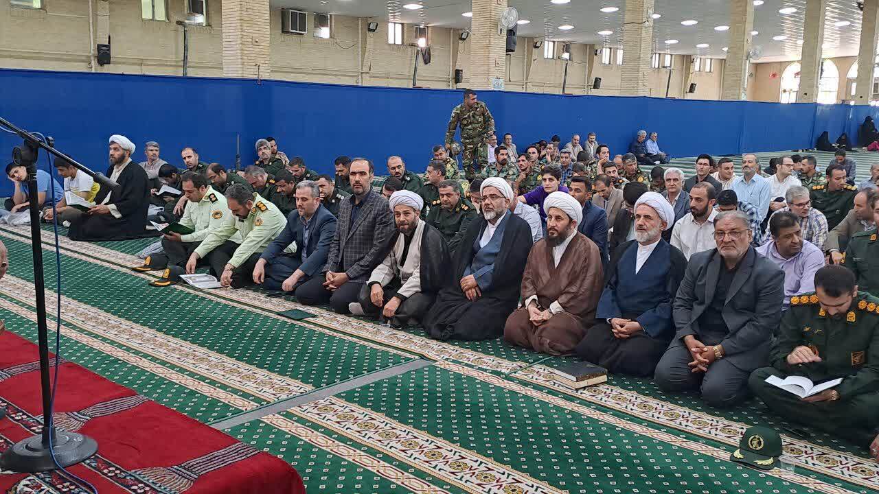 حضور مسئولان در مراسم چهلم شهید رئیسی