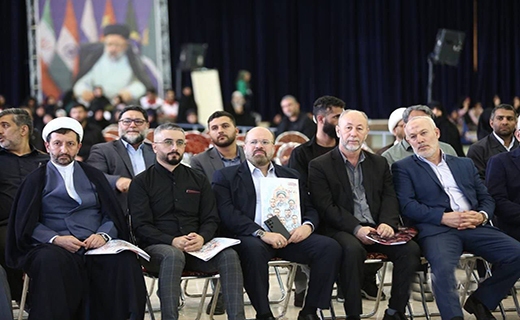 مقامات کشوری در مراسم اربعین شهید رئیسی و همراهانش