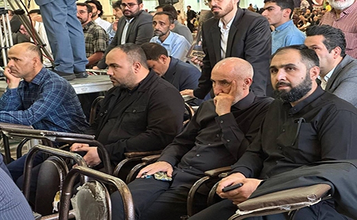 حضور حمید نوری در مراسم اربعین شهدای خدمت