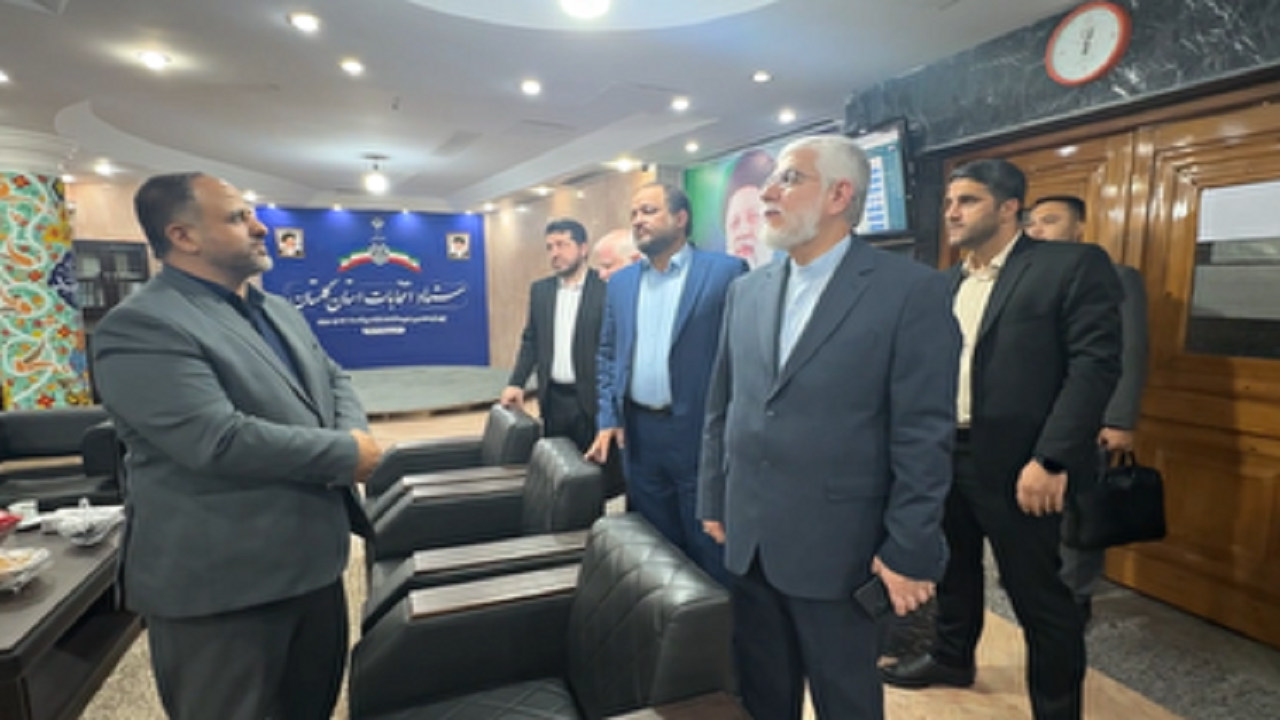 بازدید بامدادی استاندار گلستان از ستاد انتخابات استان