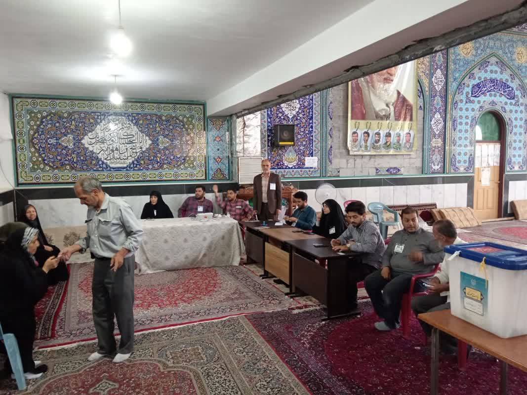 مراسم انتخابات در نجف آباد
