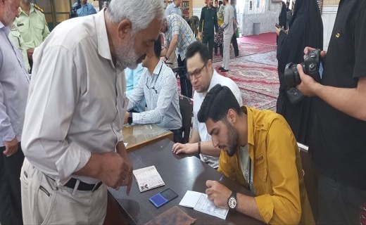 آغاز رأی گیری انتخابات ریاست جمهوری در قزوین+ فیلم و تصاویر