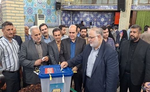 آغاز رأی گیری انتخابات ریاست جمهوری در قزوین+ فیلم و تصاویر