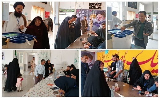 تصاویری از نشاط انتخاباتی در خراسان جنوبی