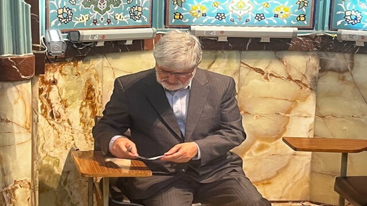 علی مطهری در انتخابات شرکت کرد