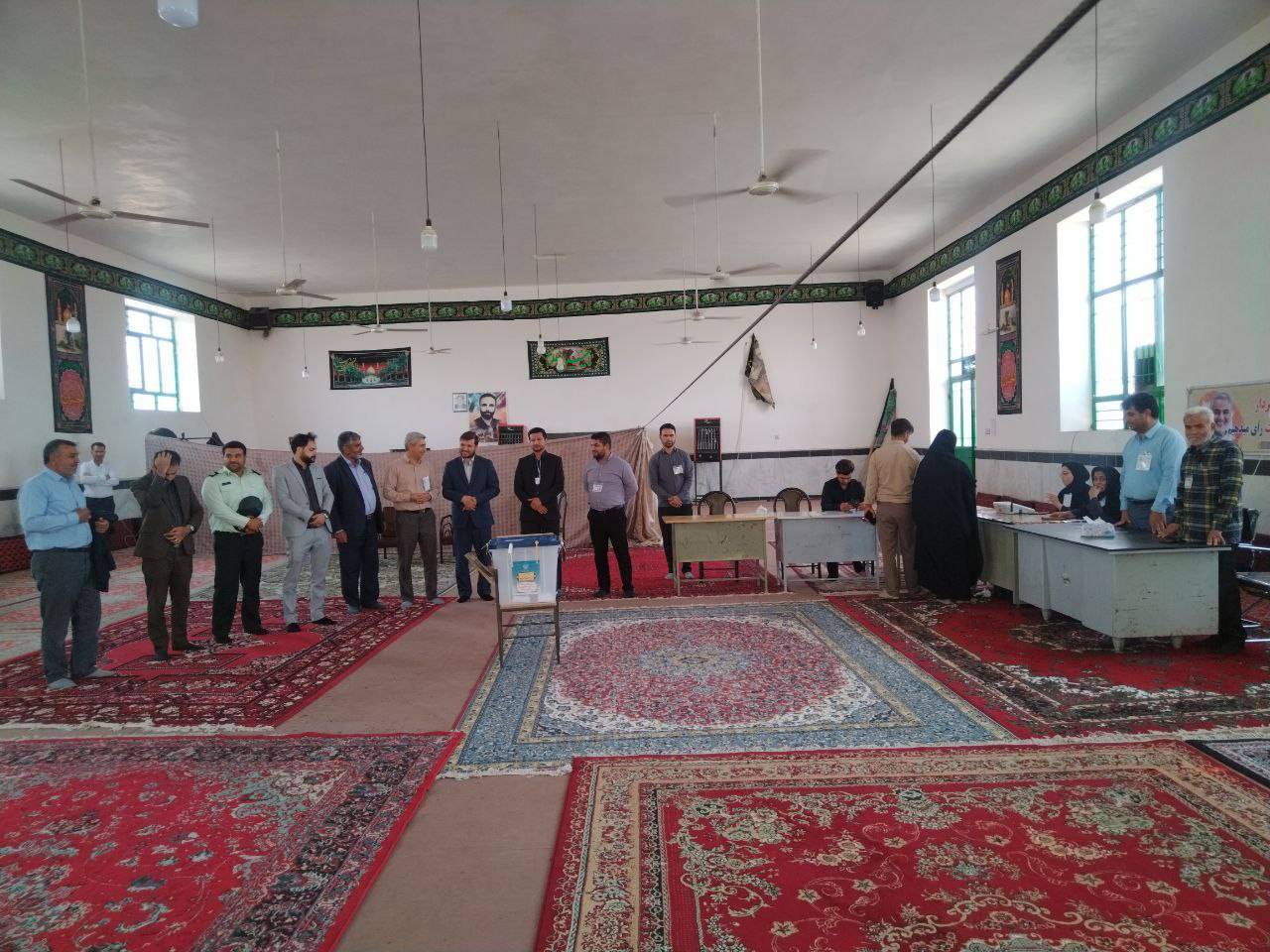 حوزه انتخابات در روستا