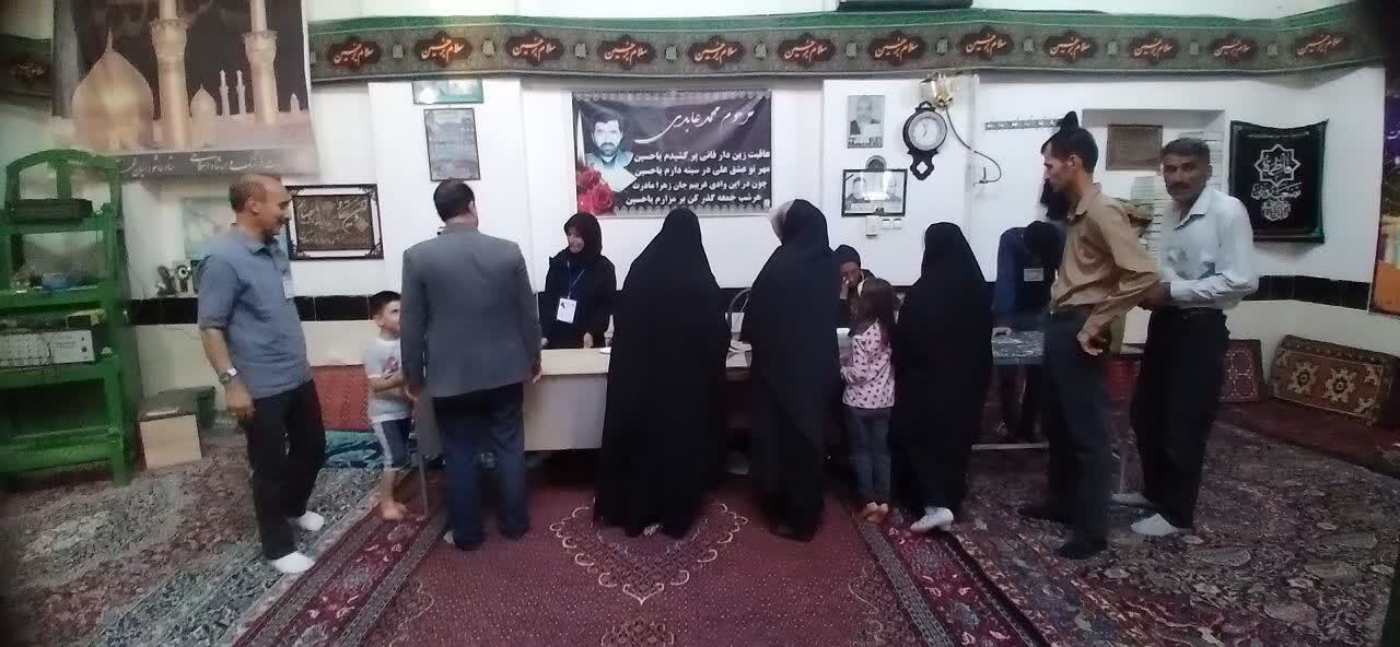 حضور مردم در پای صندوق های رای ریاست جمهوری