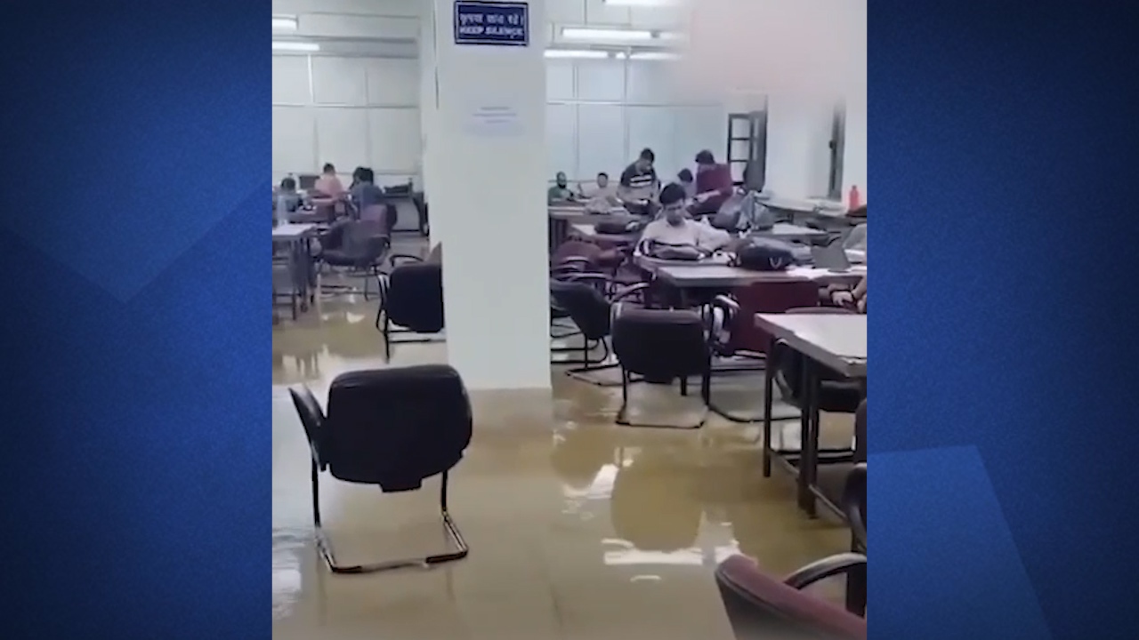 بارش شدید باران در هند + فیلم
