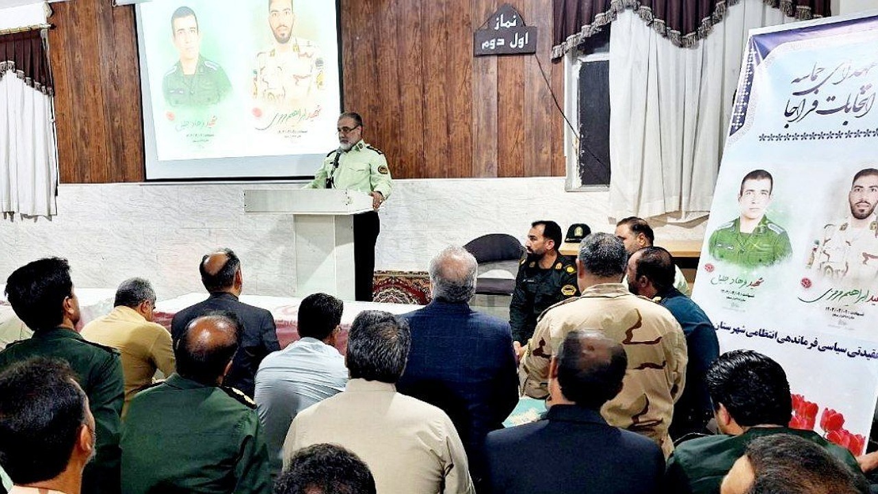 جانفشانی پلیس برای صیانت از آرای مردم در انتخابات