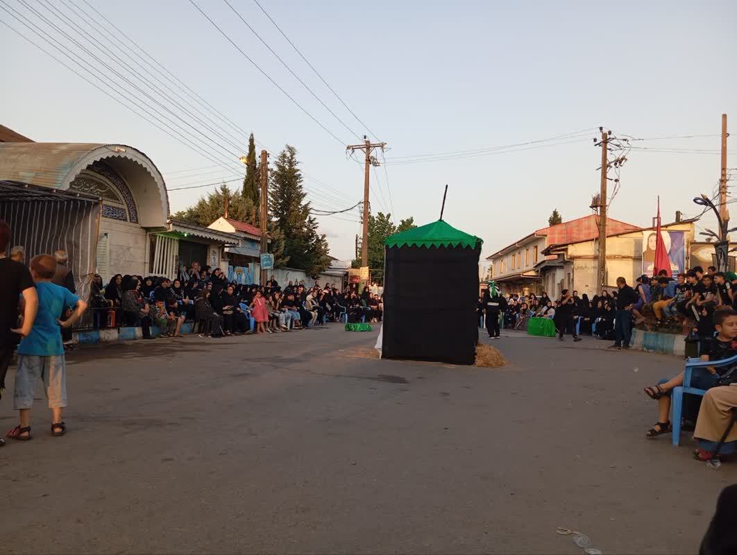 نمادی از خیمه امام حسین