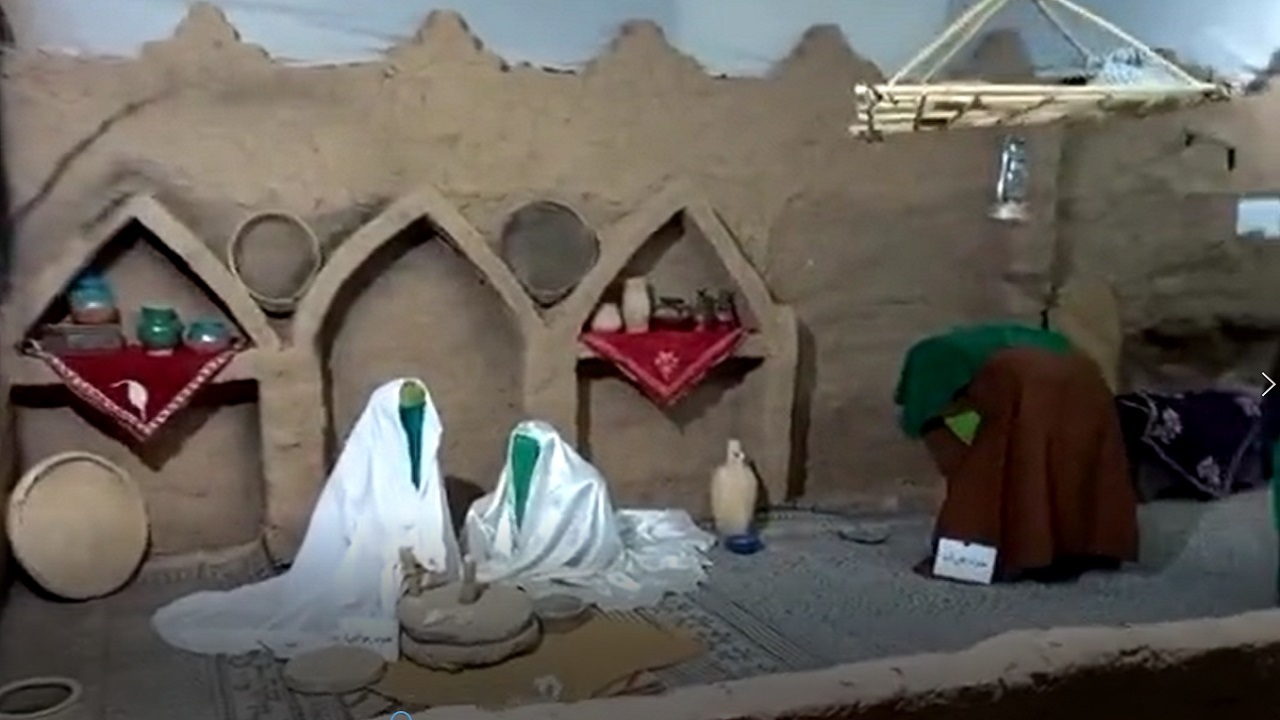 برگزاری نمایشگاه روضه رضوان در نوش آباد + فیلم