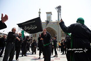 عزاداری مردم قم در شهادت امام سجاد (ع)