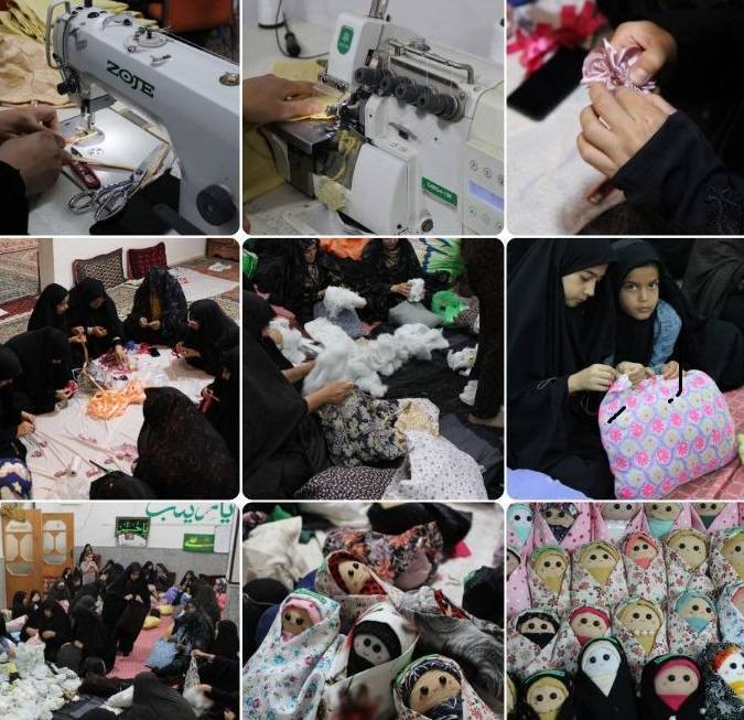 تصاویری از آماده سازی برای اربعین سید و سالار شهیدان