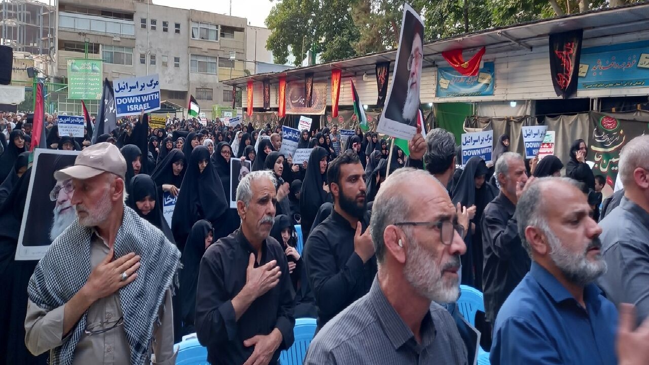 تجمع مردم کرج در محکومیت ترور اسماعیل هنیه