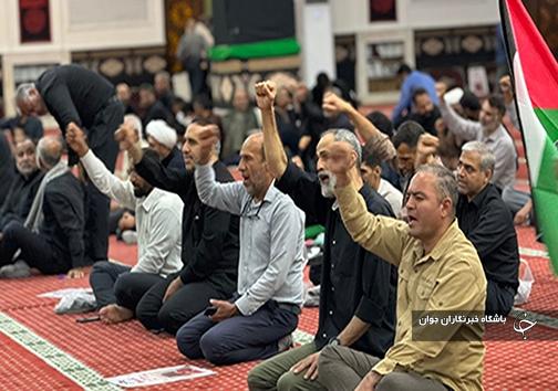 تجمع محکومیت ترور رئیس دفتر سیاسی جنبش حماس در بندرعباس+ عکس