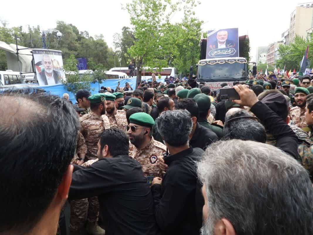 تشییع باشکوه شهید اسماعیل هنیه