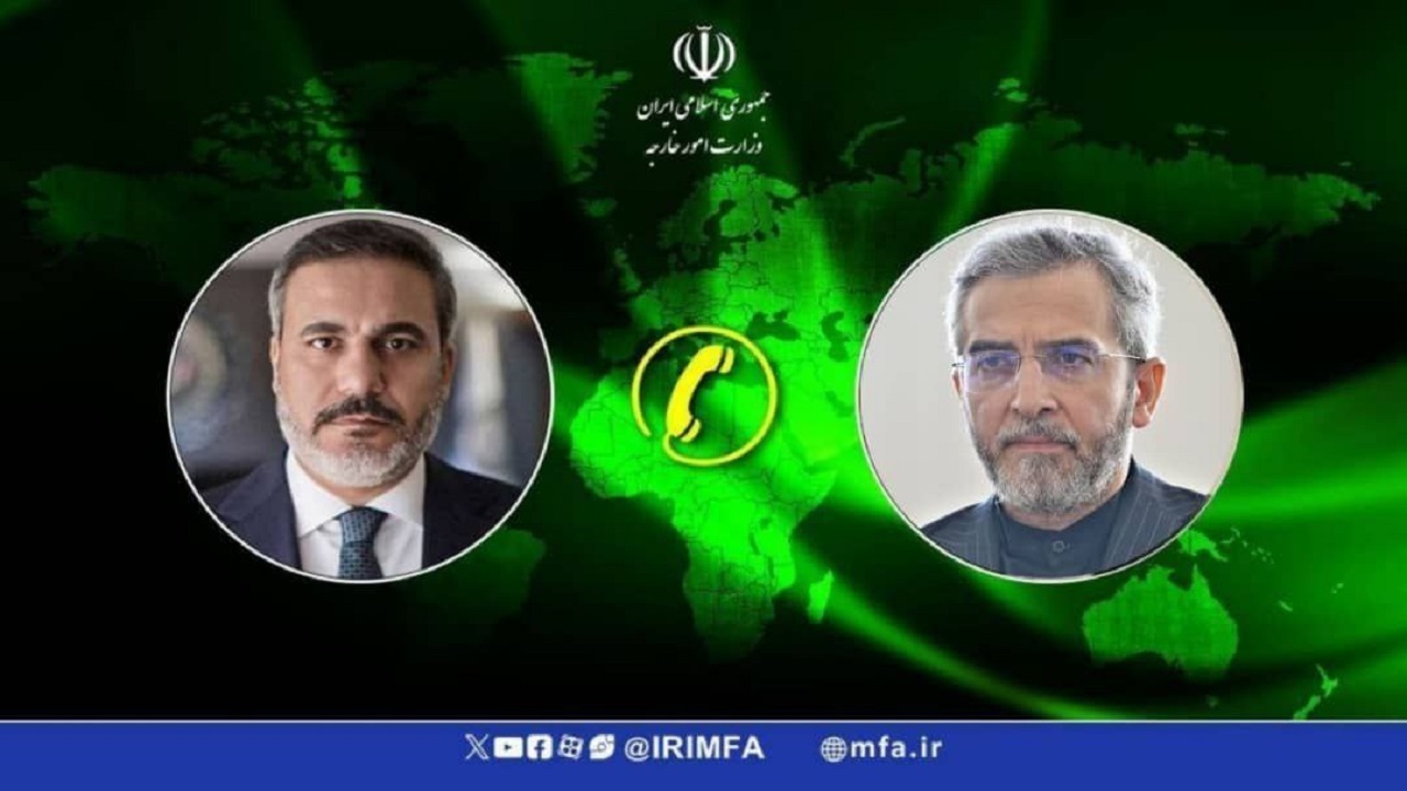 رایزنی باقری با هاکان فیدان