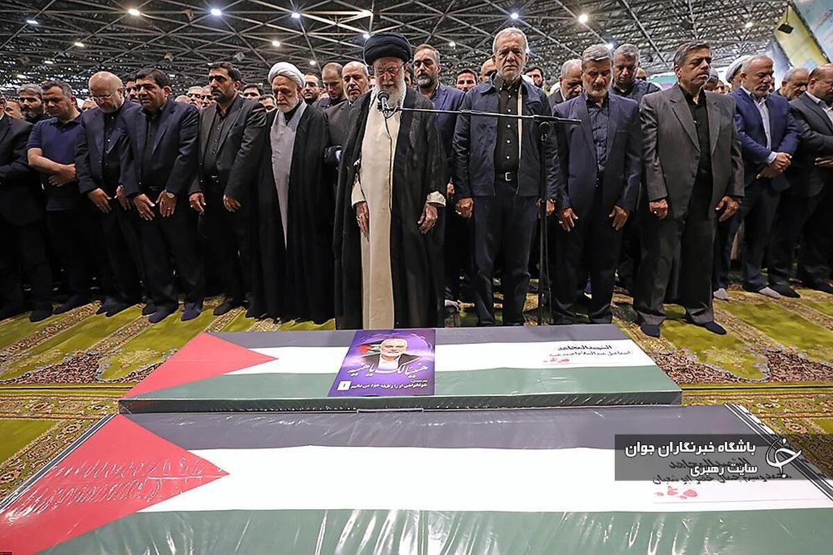 مراسم تشییع پیکر شهید «اسماعیل هنیه» در تهران - ۲