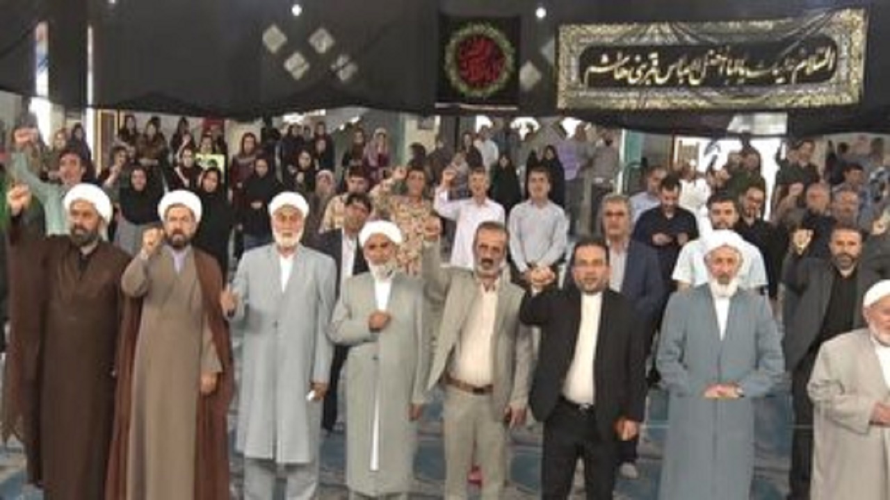 تجمع مردم گلستان در پی شهادت اسماعیل هنیه