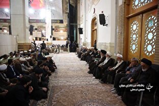 مراسم بزرگداشت شهید اسماعیل هنیه در حرم حضرت معصومه (س)