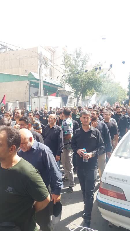 مراسم تشییع شهید