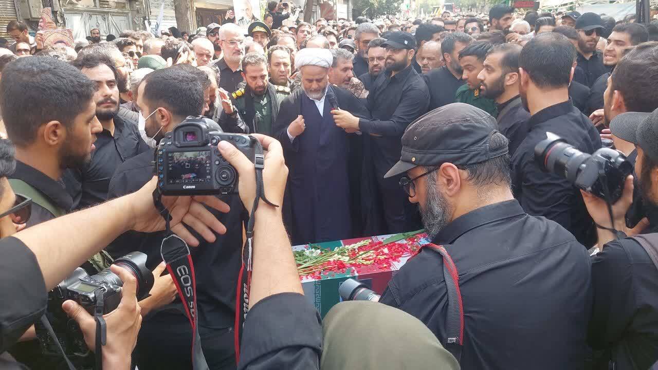 تشییع پیکر مطهر شهید بیدی