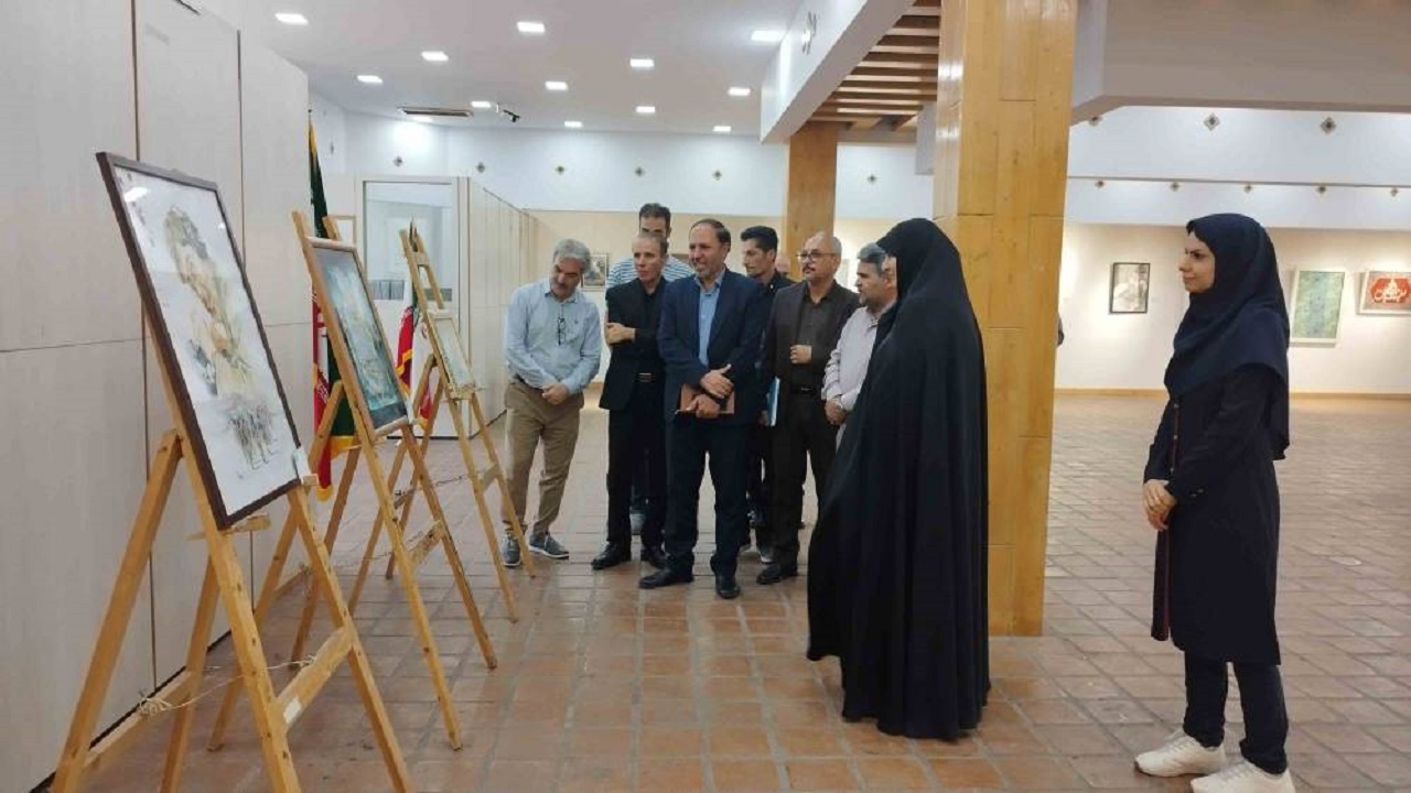 افتتاح نمایشگاه هنر‌های تجسمی «گلدسته‌های هنر»