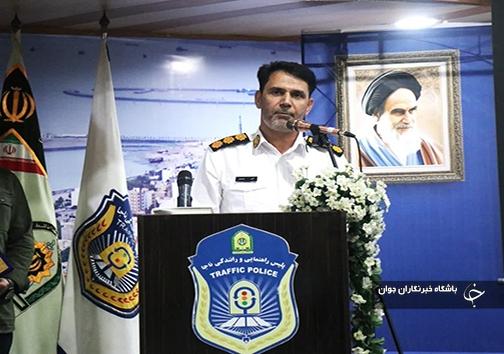 معرفی رئیس جدید پلیس راهور استان هرمزگان