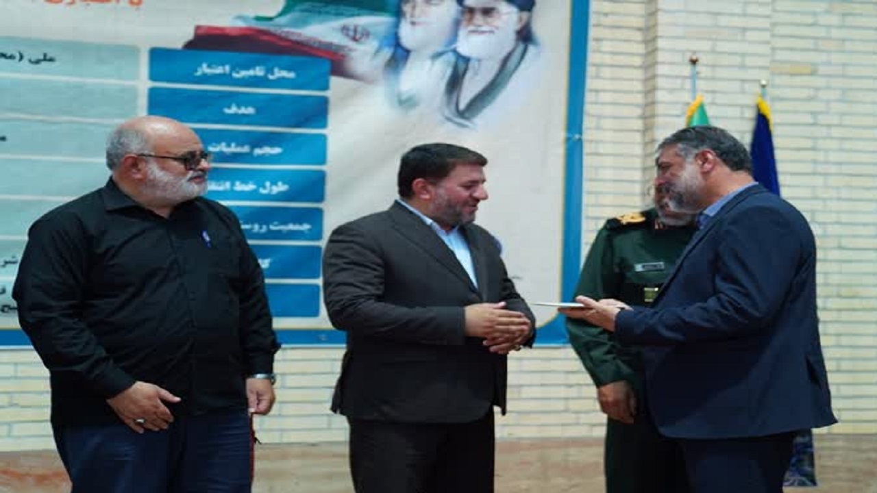 تقدیر استاندار و فرمانده سپاه الغدیر استان یزد از مدیرعامل آبفای استان یزد