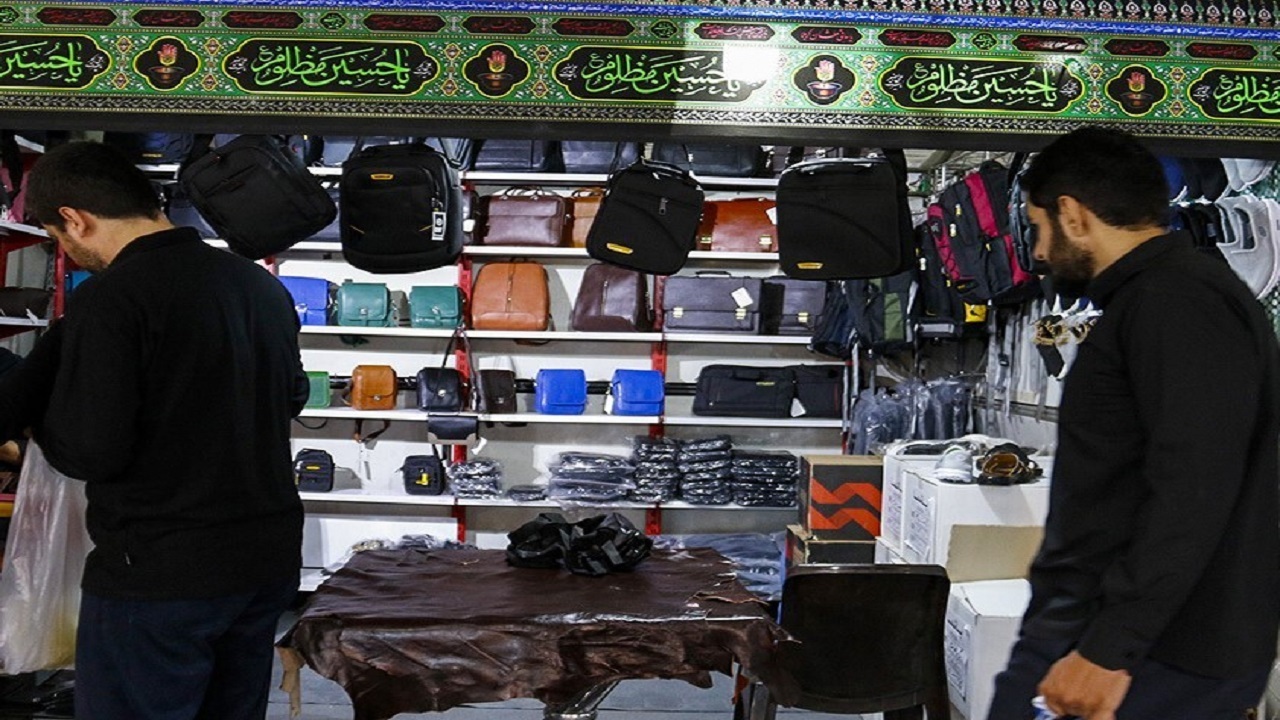 برپایی نمایشگاه ملزومات سفر اربعین در مهریز