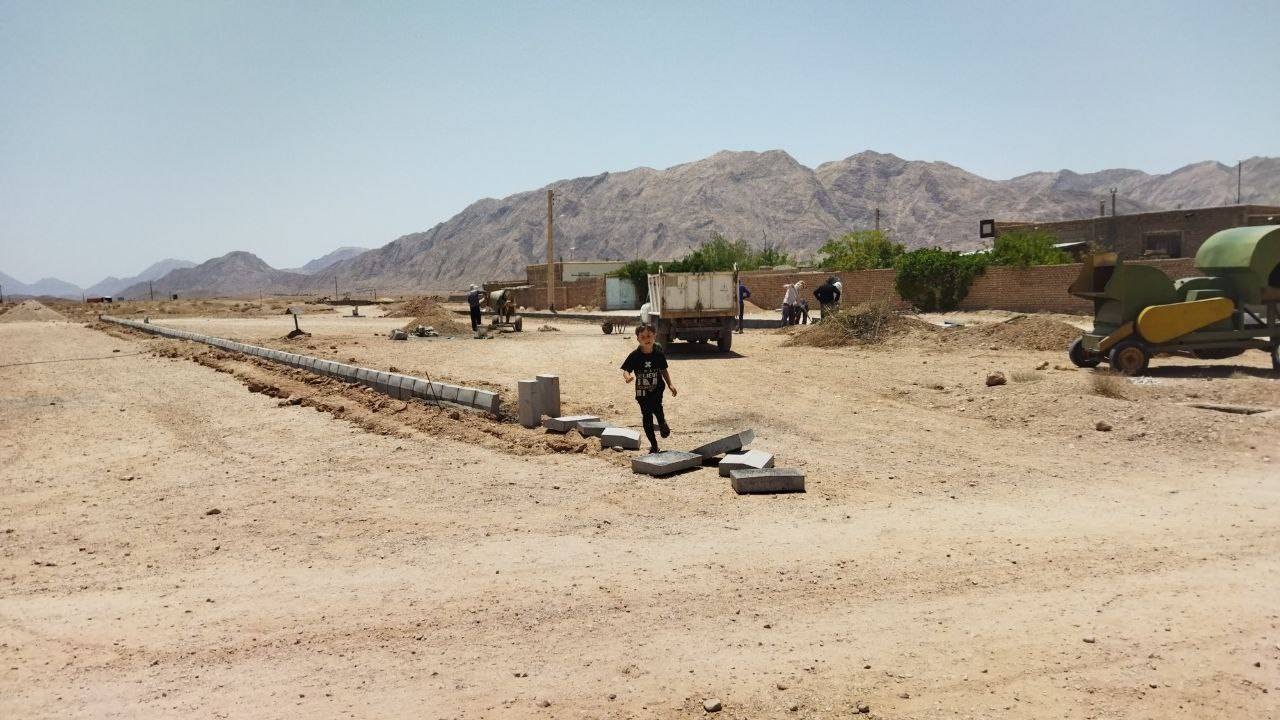 جدول کشی معابر روستای ده محمد