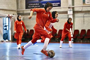تمرین تیم ملی فوتسال بانوان